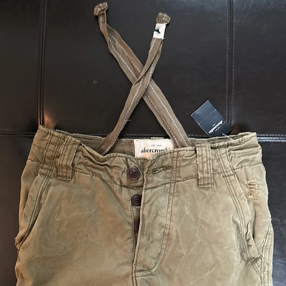 Abercrombie button fly drawstring cargo 10 NWT - Picture 2 of 12
